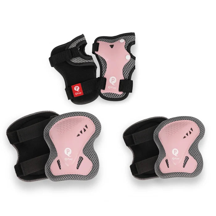 Qplay Kids Sports Safety Gear Set (Elbow, Knee & Wrist Guards)