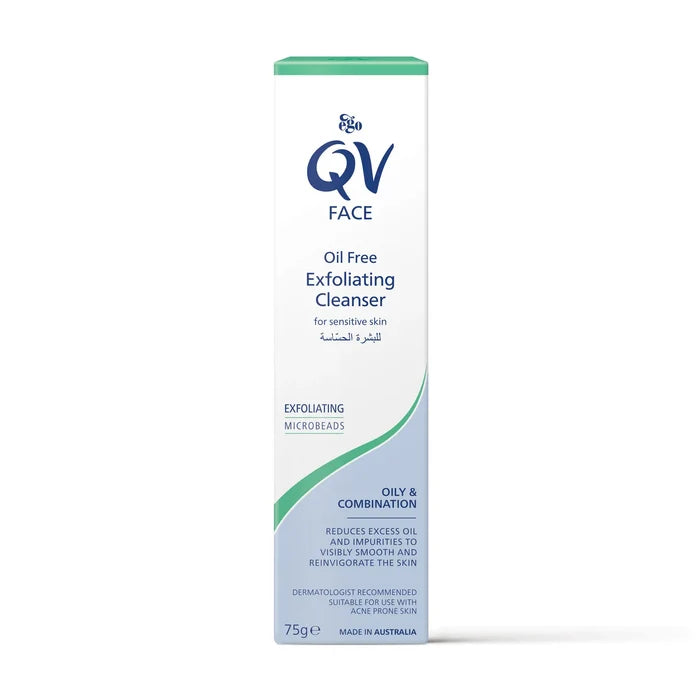 QV Face Oil Free Exfoliating Cleanser (75gm)