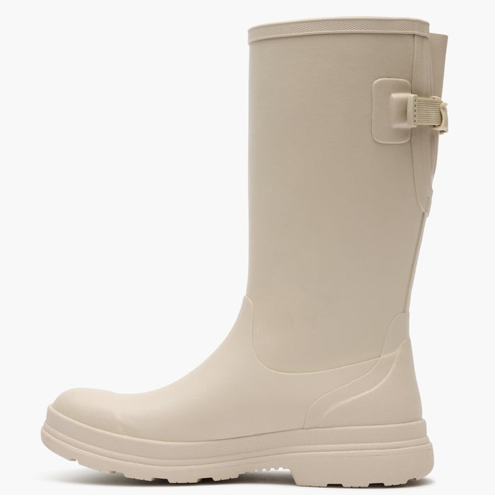 Rainscape Women's 12" Waterproof Rubber Boot in Sand MRS12W80 left profile