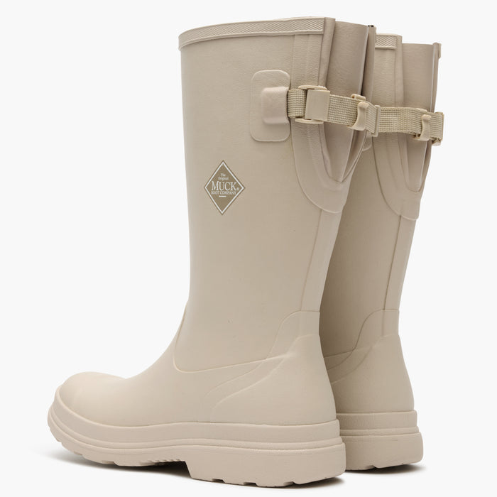 Rainscape Women's 12" Waterproof Rubber Boot in Sand MRS12W80 back profile