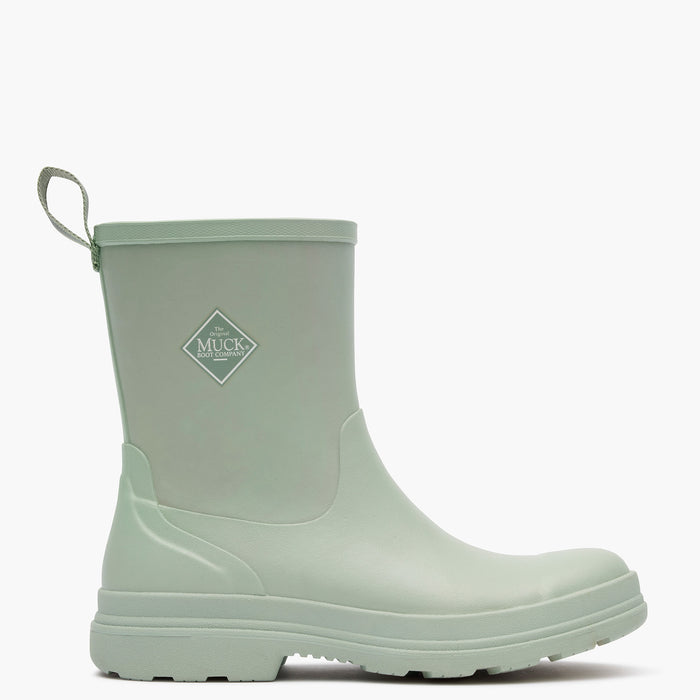 Rainscape Women's Short Rain Boot MRS08W31 Light green rain boot on a white background