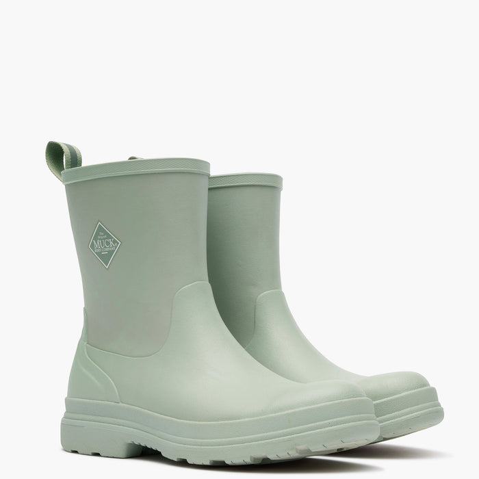 Rainscape Women's Short Rain Boot MRS08W31 Light green rain boot on a white background