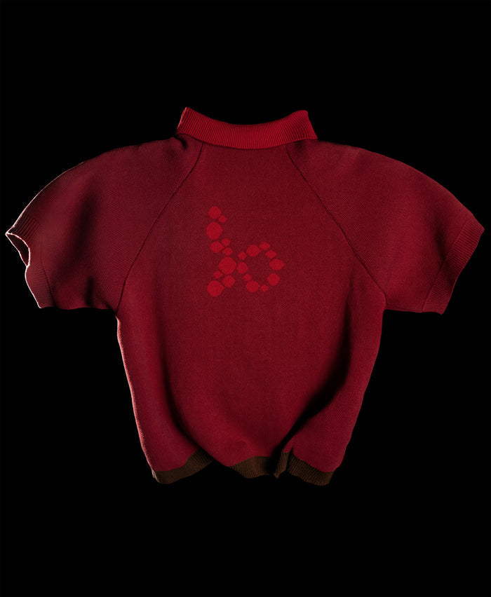 RED ROULETTE ‘PAINT‘ KNIT SHIRT