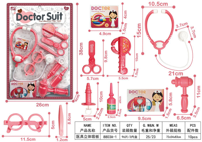 Sam Toys Doctor Set 10 Accessories