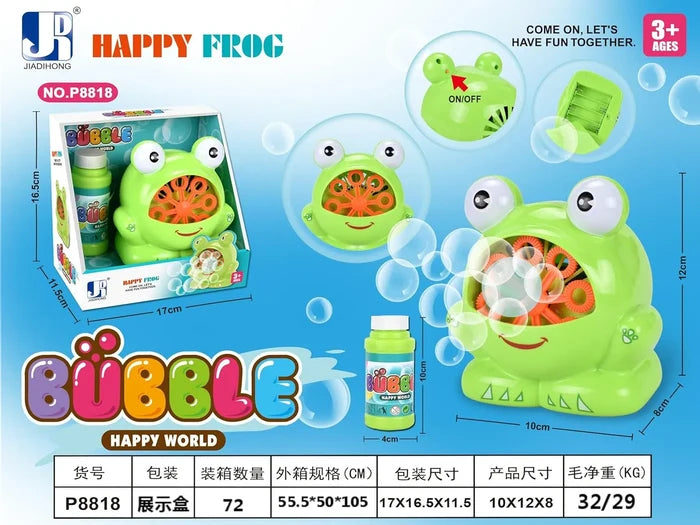 Sam Toys Frog Bubble Machine
