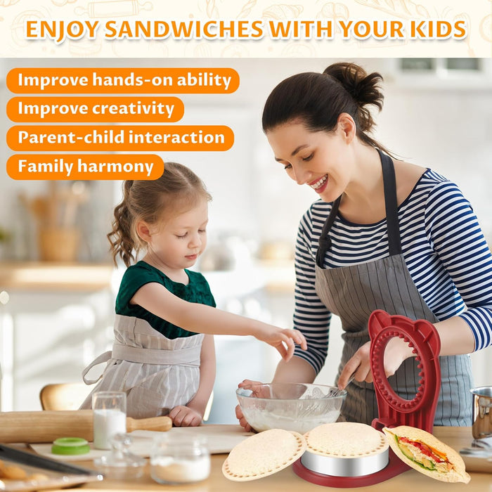 Sandwich Cutter And Sealer Lunch Box Accessories (1 Pc)