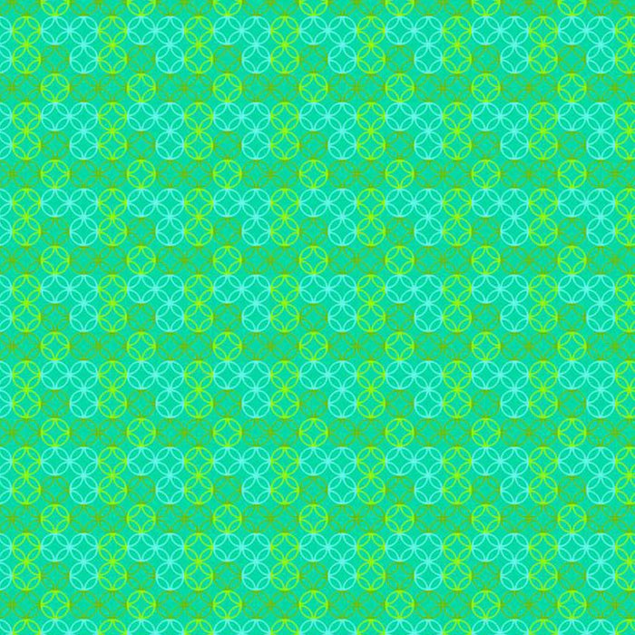Sew Kind of Wonderful by Free Spirit - Diamond Rings - Sea Green