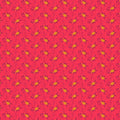 Sew Kind of Wonderful by Free Spirit - Ditsy Faces - Cerise