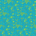 Sew Kind of Wonderful by Free Spirit - Ditsy Shape Floral - Turquoise