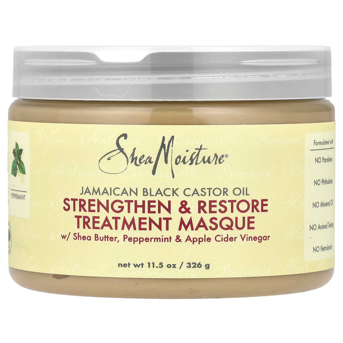 Shea Moisture Jamaican Black Castor Oil Strengthen & Restore Treatment Masque 326gm