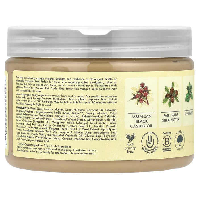 Shea Moisture Jamaican Black Castor Oil Strengthen & Restore Treatment Masque 326gm