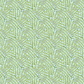 A geometric pattern in seafoam green, printed on a cotton quilting fabric