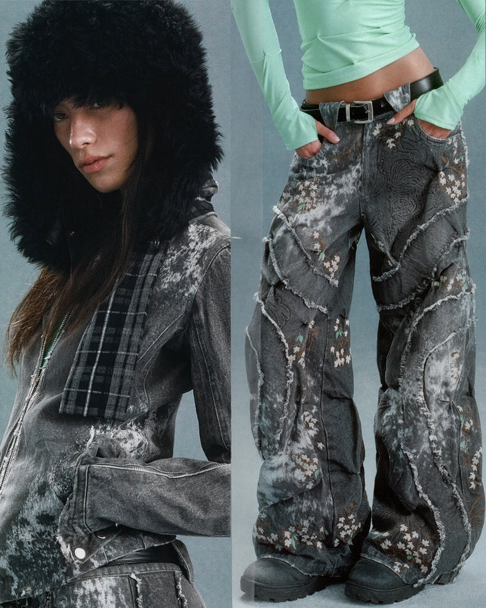 SIBERIAN ‘OVERGROWTH’ DENIM PANTS