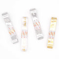 Gold and silver christmas ribbon