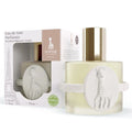 Sophie la Girafe Eau de Soin scented skincare water 50ml bottle with natural rubber teething ring