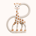 Sophie la Girafe Teething Ring two-ring design showing varied texture