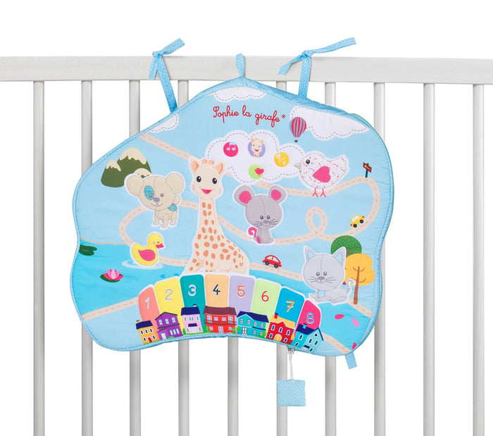Sophie la Girafe Touch and Play Board piano keys close up