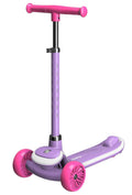Spartan LiT Firefly 3 Wheel Scooter With Lava Led Perimeter Deck (Purple)