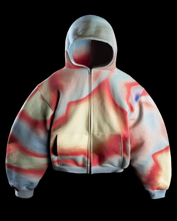 ‘SPCTRM’ ZIP-UP HOODIE