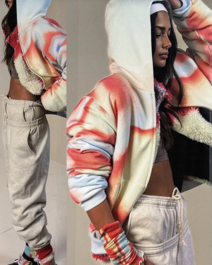 ‘SPCTRM’ ZIP-UP HOODIE