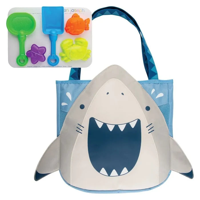 Stephen Joseph Beach Tote with Sand Toy Play Set
