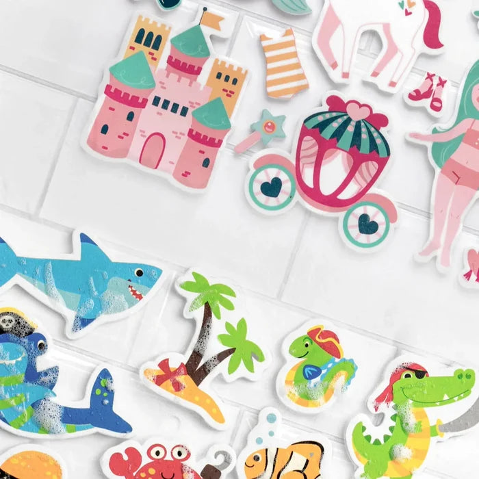 Stephen Joseph Foam Exciting Bath Delightful Toy Set - Axolotl (10 Pcs)