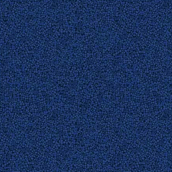 Stof Brighton cotton blender quilting fabric in dark blue