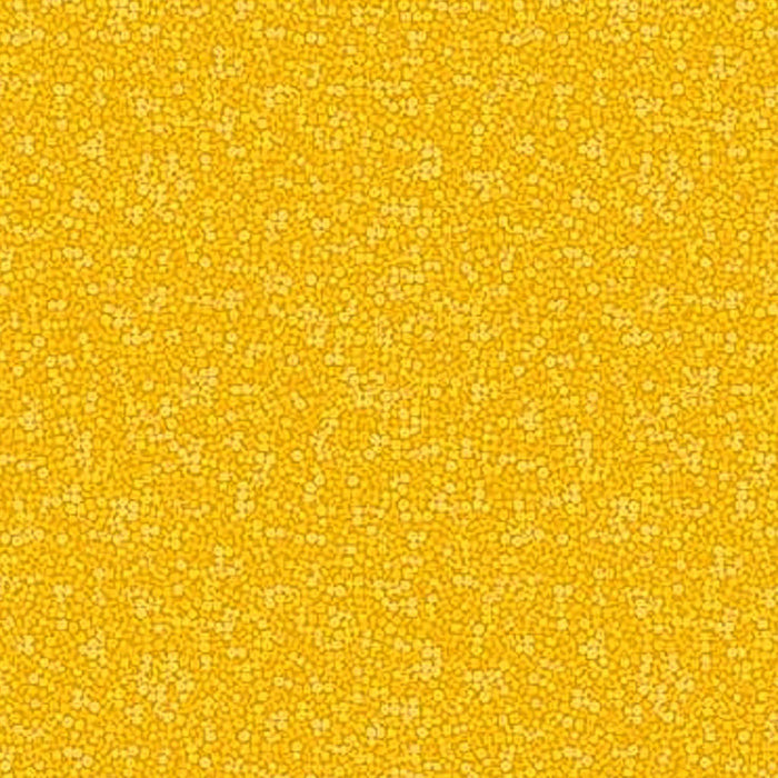 Stof Brighton cotton blender quilting fabric in golden yellow