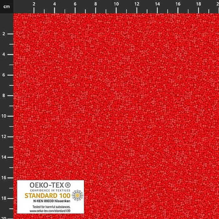 Stof Brighton - Quilting Cotton Blender - True Red