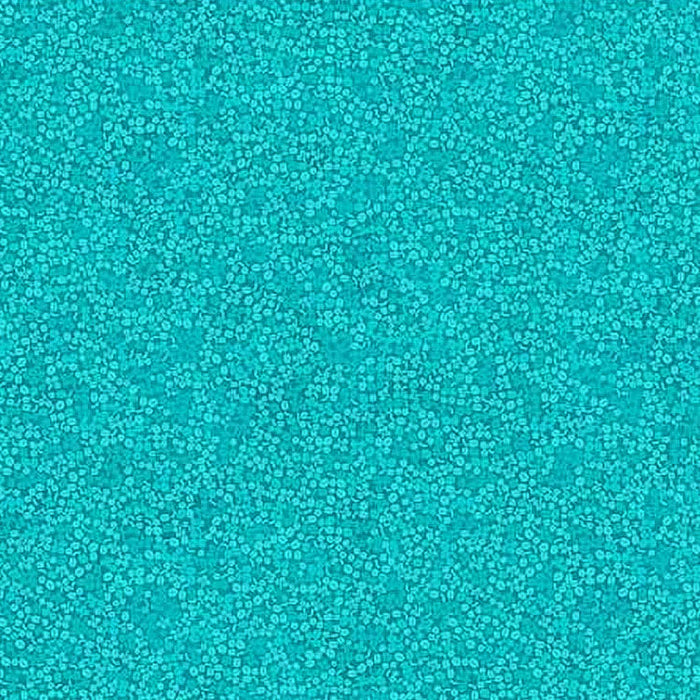 Stof Brighton cotton blender quilting fabric in turquoise