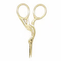 Stork Embroidery Scissors - Gold