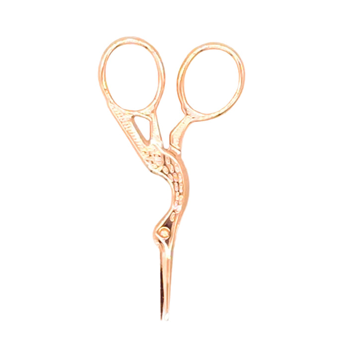 Rose gold coloured embroidery scissors