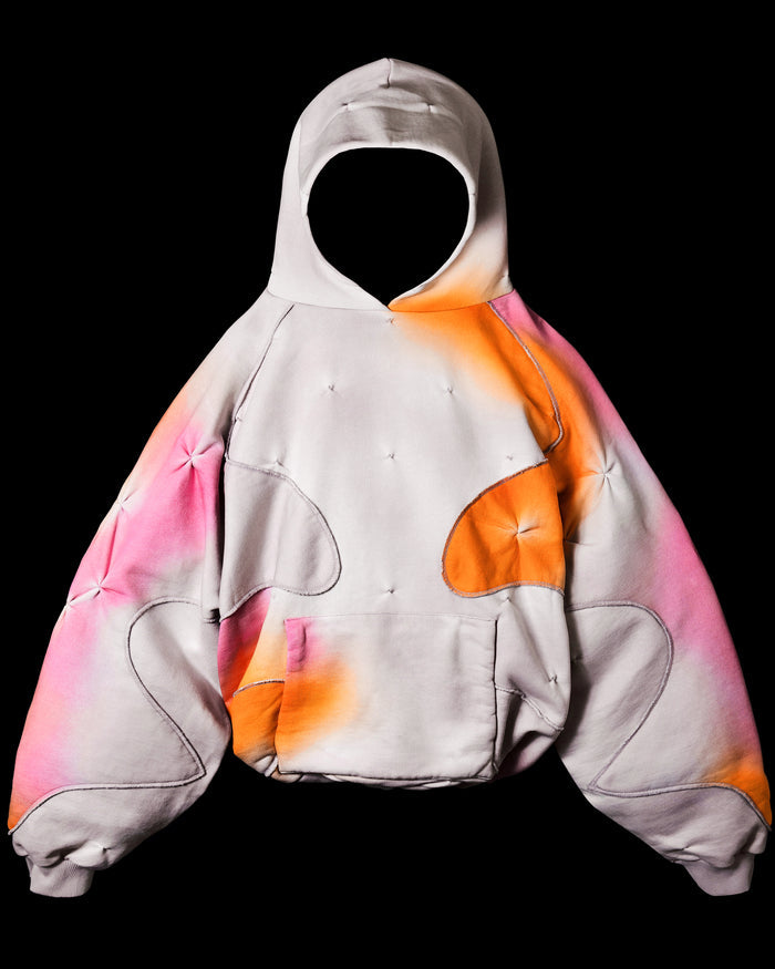 ‘SUNBURST’ HOODED SWEATSHIRT