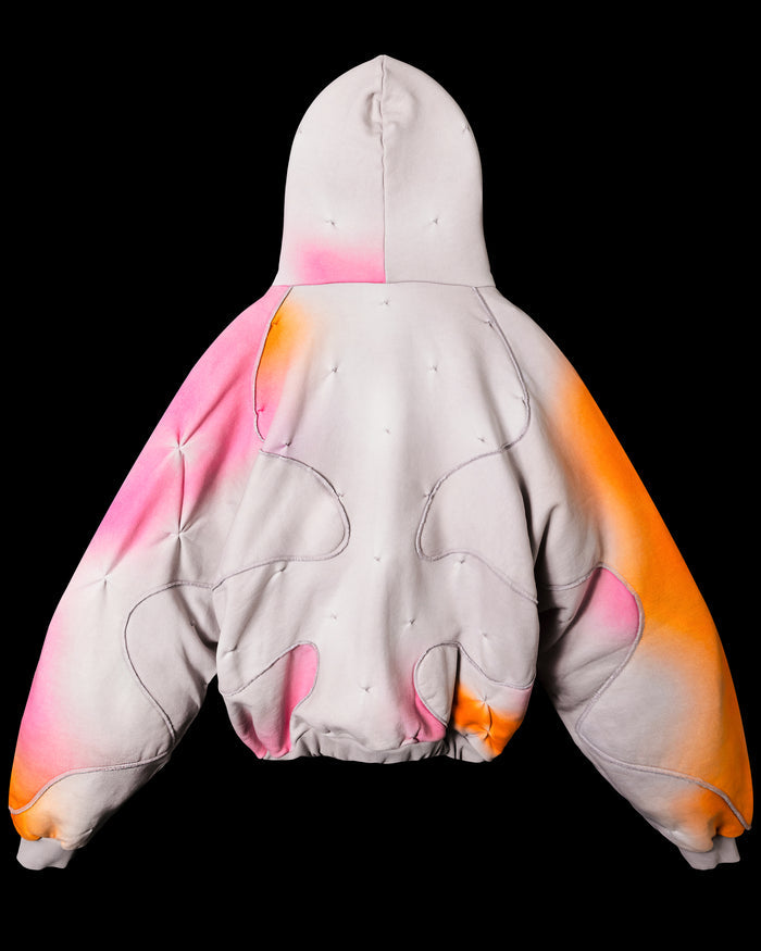 ‘SUNBURST’ HOODED SWEATSHIRT