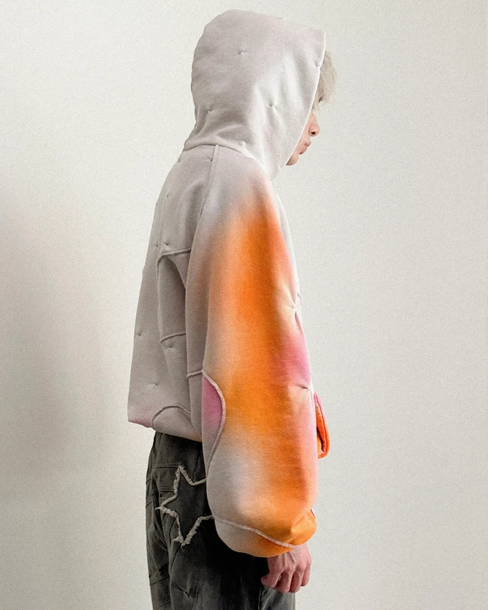 ‘SUNBURST’ HOODED SWEATSHIRT