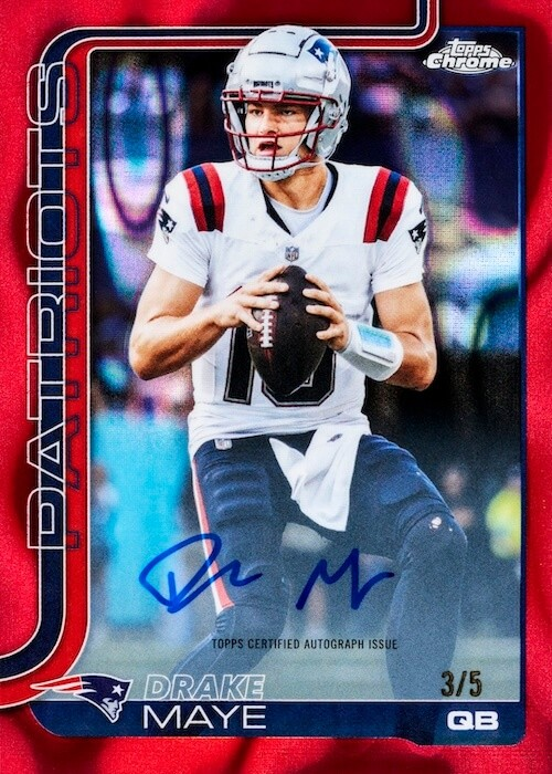 SUNDAY - 2025 Topps Chrome Football Hobby 3 Box Break - Pick Your Team #23 - Live 9/20/26