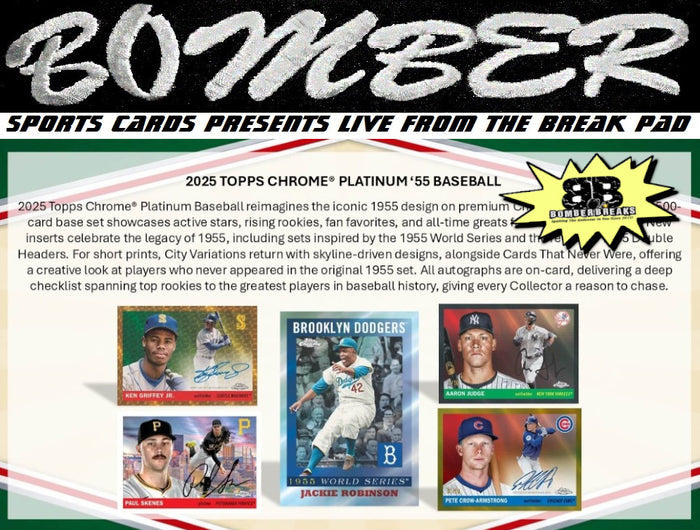 SUNDAY - 2025 Topps Chrome Platinum Baseball Hobby 3 Box Break - Pick Your Team #22 - Live 9/20/26