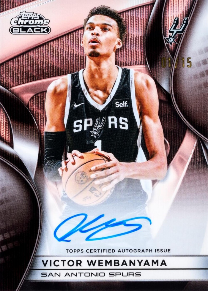 SUNDAY - 2025/26 Topps Chrome Black Basketball Hobby 4 Box Half Case Break - Random Team #3 - Live 9/20/26