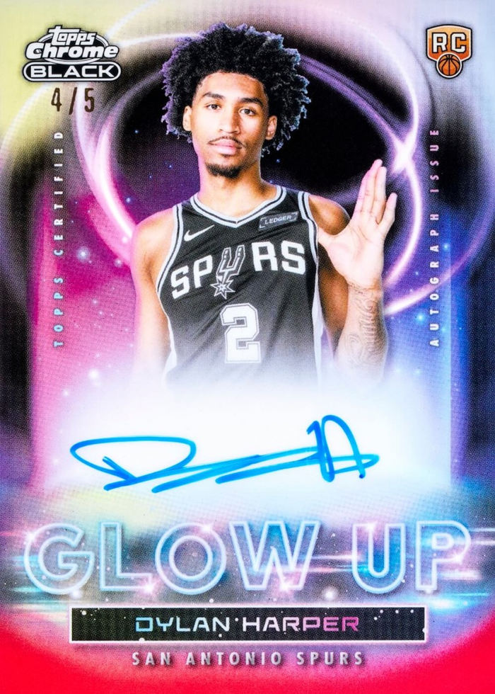 SUNDAY - 2025/26 Topps Chrome Black Basketball Hobby 4 Box Half Case Break - Random Team #3 - Live 9/20/26