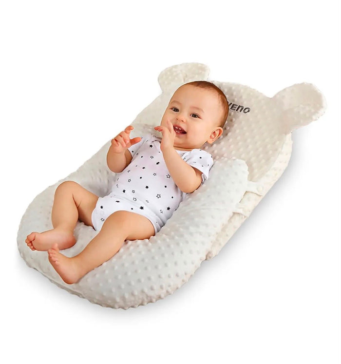 Sunveno Portable Baby Anti-Spill Milk U Shape Pillow with 10 Degree Slope Pad