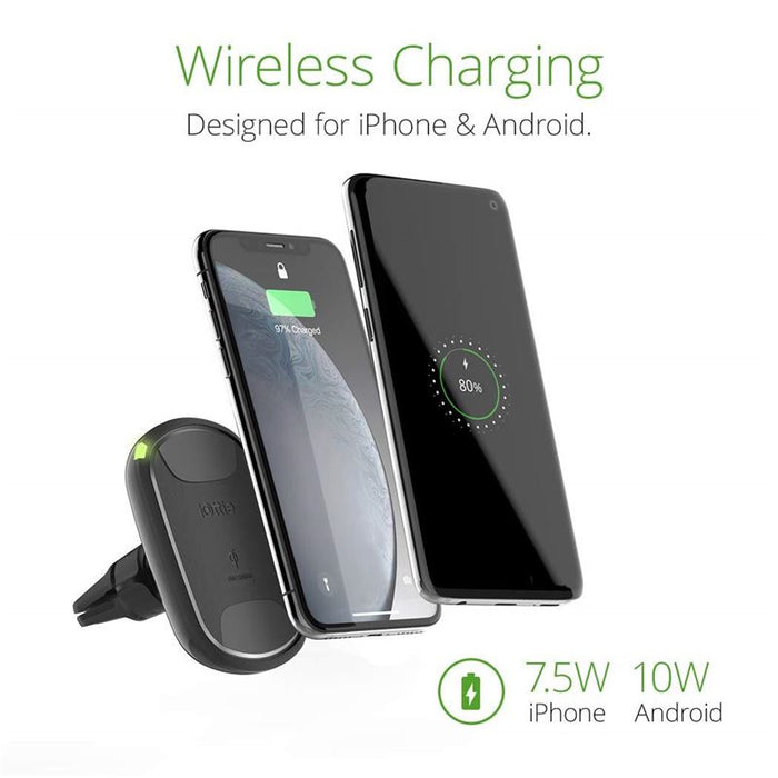 Suport Telefon Auto iOttie iTap Wireless 2 magnetic cu încărcare rapidă, pentru grila de ventilație