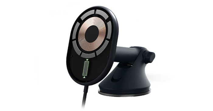 Suport Telefon Auto iOttie Velox MagSafe cu încărcare wireless, pentru bord și parbriz