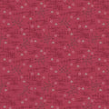 Red cotton quilting fabric with black and white floral pattern