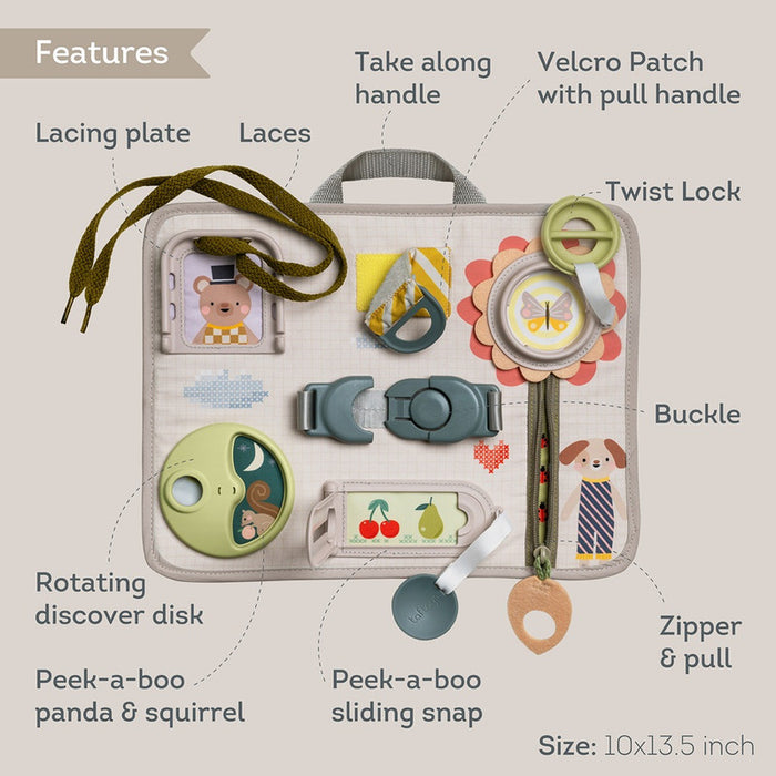 Taf Toys Easier Learning Snap'n Learn Activity Busy Board