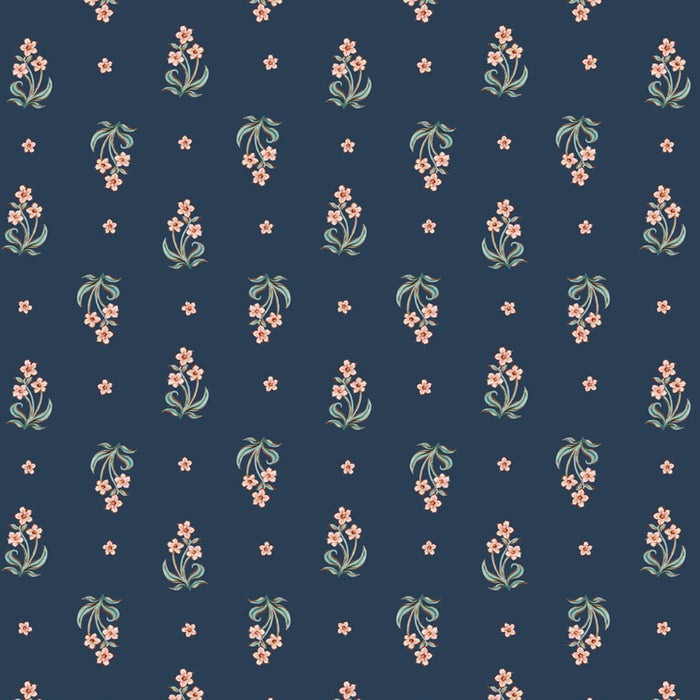 Tapestry by Windham Fabrics - Buttercup Bunch - Navy