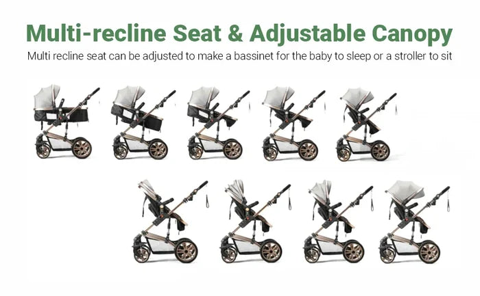 Teknum 3-In-1 Pram Stroller