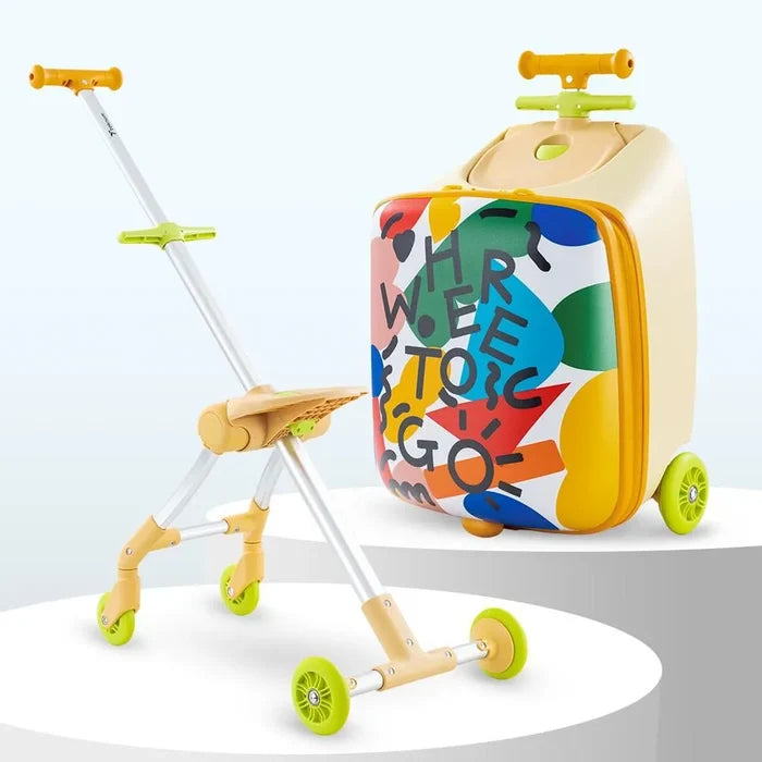 Teknum 3-In-1 Ride On Suitcase With Detachable Trolley
