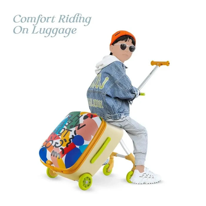 Teknum 3-In-1 Ride On Suitcase With Detachable Trolley