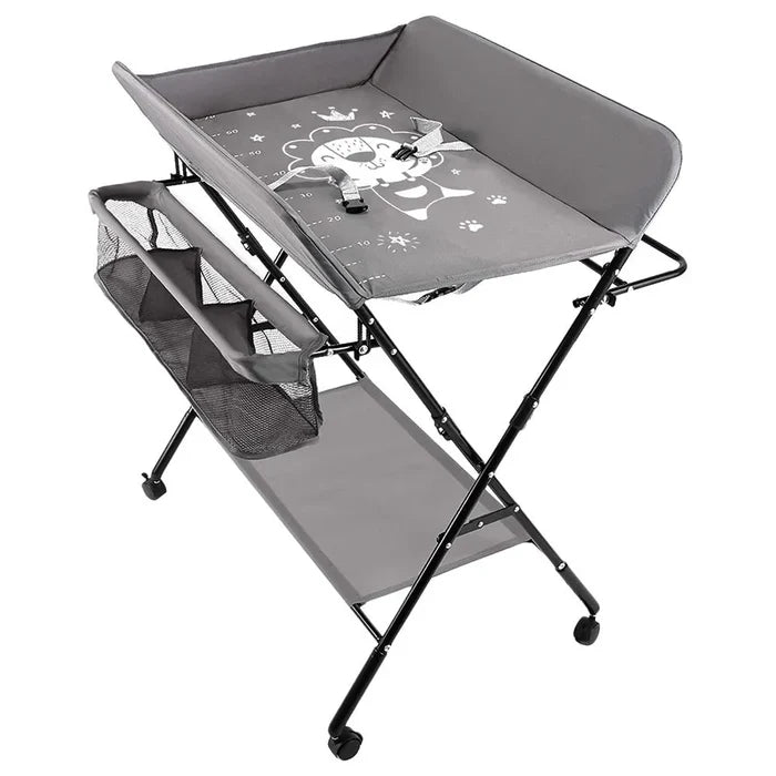 Teknum 4-In-1 Diaper Changing Table Organizer (Grey)