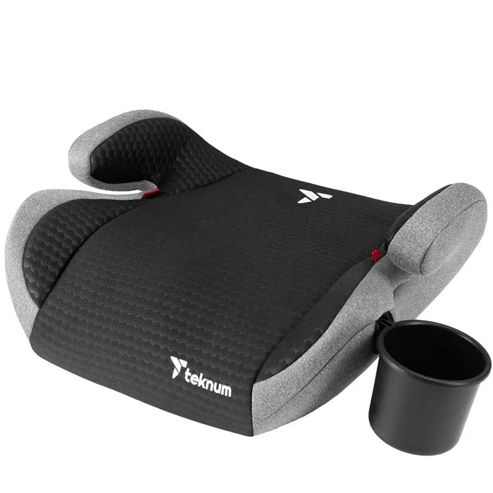 Teknum Car Seat Booster - Mars (Grey, 4-12 Years Old)